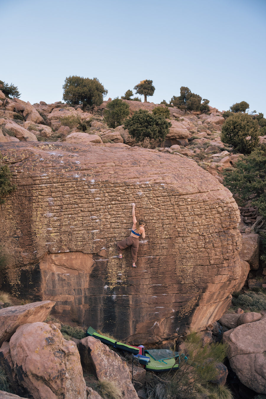 Michaela Kiersch climbing
