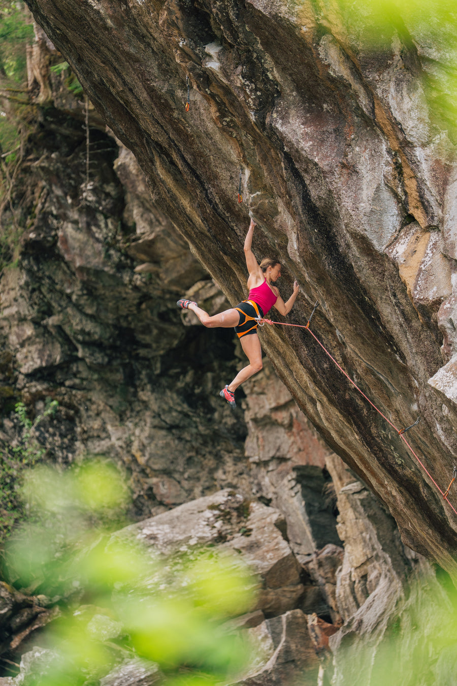 Michaela Kiersch climbing