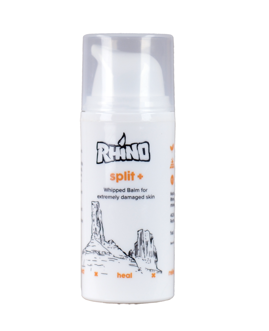 Topical hyaluronic repair cream – Rhino Skin Solutions Split+ for athletes with cracked fingers Split+ by Rhino – hyaluronic-rich whipped cream that supports rapid skin healing and hydration