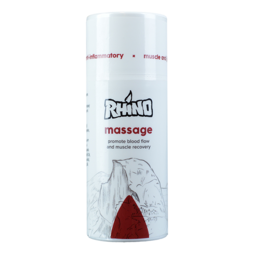 Rhino Skin Solutions Massage Cream for Gamers’ Hand Recovery" – Image of Rhino Massage Cream, providing relief from sore muscles and hand fatigue after long gaming sessions.