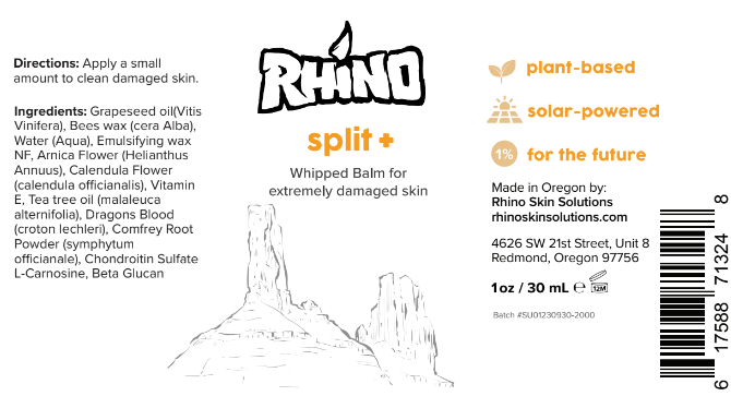 Lightweight and fast-absorbing Split+ cream with hyaluronic acid for deep skin hydration