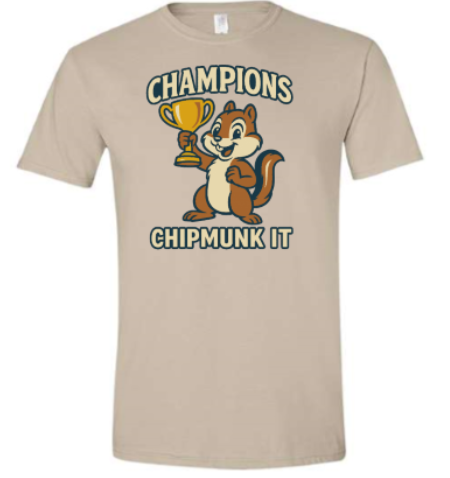 Rhino T Shirt - Champions Chipmunk It