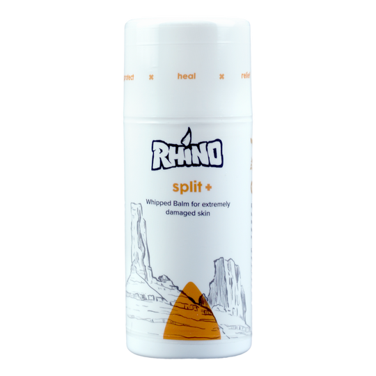 Topical hyaluronic repair cream – Rhino Skin Solutions Split+ for athletes with cracked fingers
