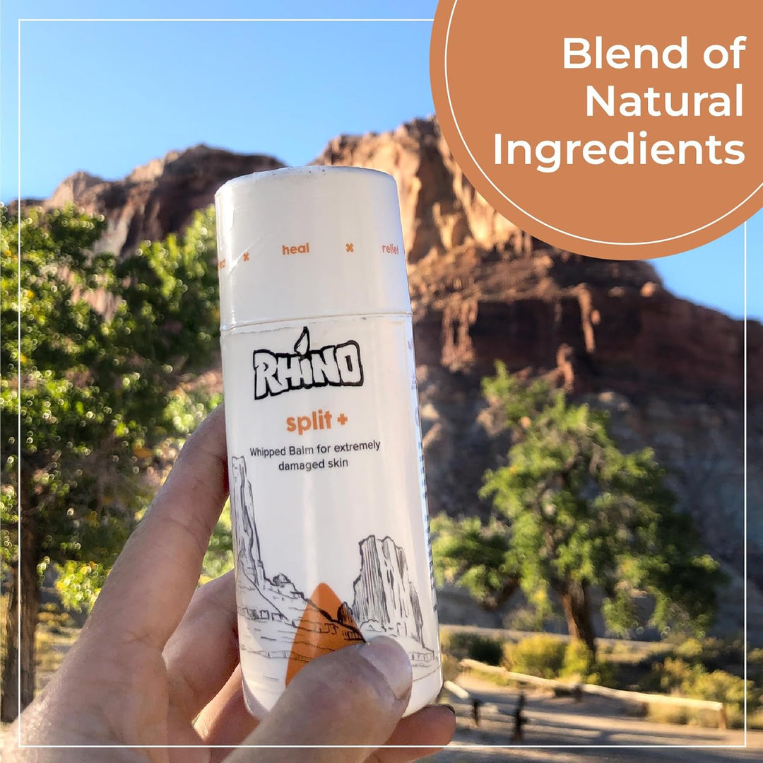 Close-up of Rhino Skin Solutions Split+ – whipped hyaluronic acid cream for dry, damaged hands