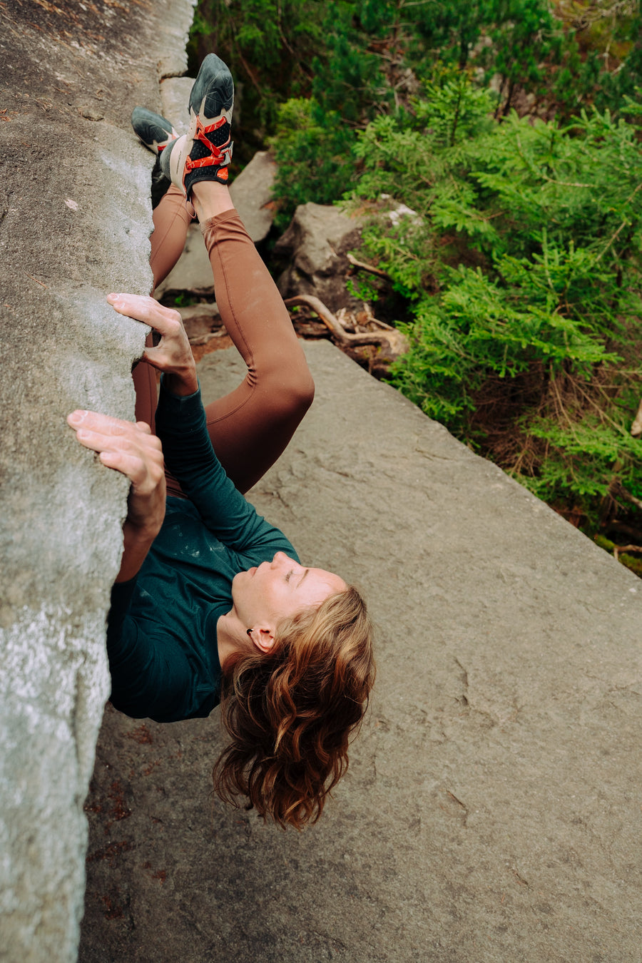 Michaela Kiersch climbing