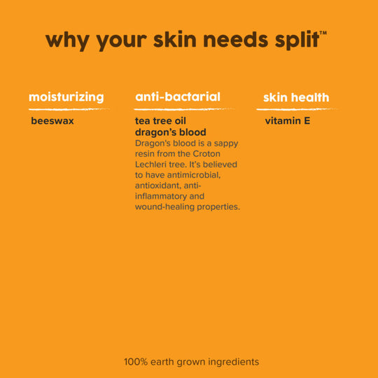 Rhino Split Balm – natural healing salve with lavender, vitamin E, and beeswax for damaged skin