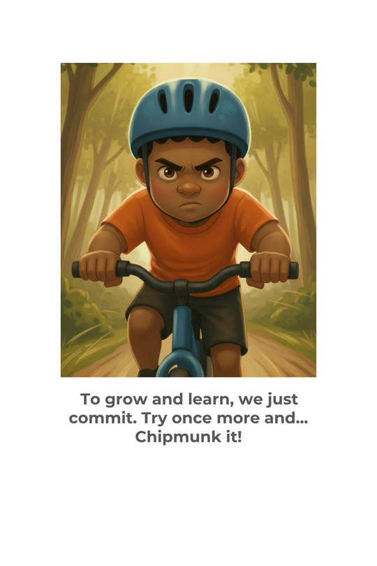 Champions Chipmunk It: A Children’s Book About Biking, Bravery, and Never Giving Up