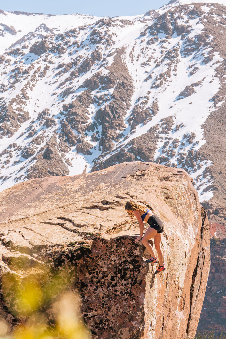 Michaela Kiersch climbing