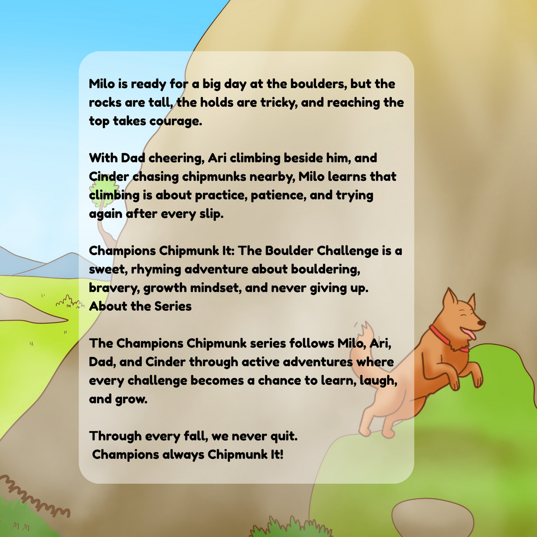 Champions Chipmunk It: A Growth Mindset Climbing Adventure for Kids