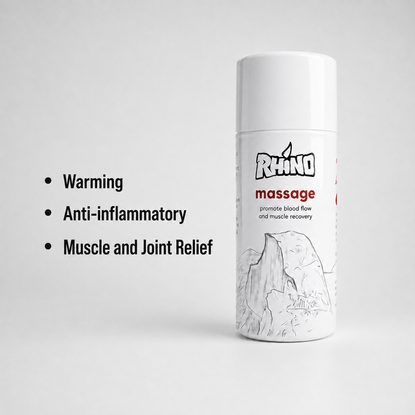 Rhino Massage Cream for muscle and joint recovery