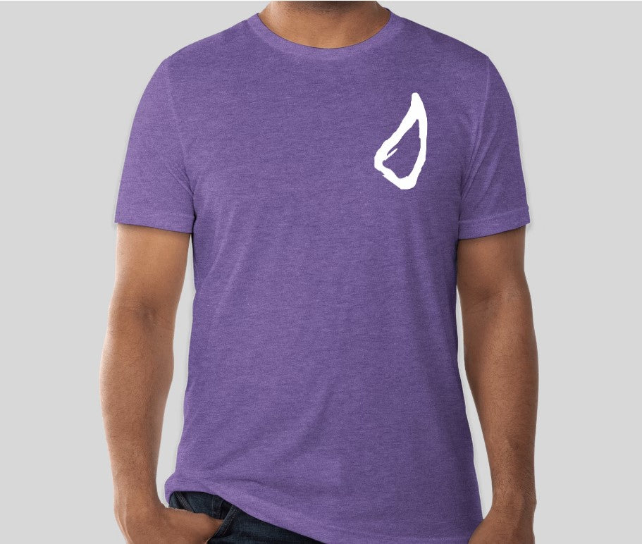 Explore Rhino Logo T-Shirts in Heather Purple, made from soft, durable tri-blend fabric. Perfect for climbers and outdoor enthusiasts, these tees deliver comfort, style, and a great fit. Shop Rhino apparel today!