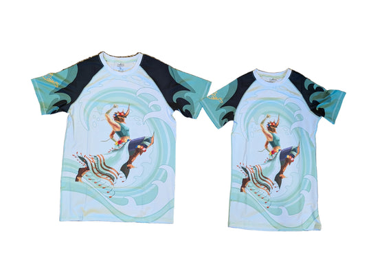 The Chey “The Boss” Bowers Signature Series Rashguard is built for MMA, Jiu Jitsu, surfing, and water sports. Made with 200g fabric and flat sewn seams, it offers a comfortable fit with the durability needed for training, grappling, paddling, and long days in the sun. Inspired by LFA Champion Chey Bowers and available in men’s, women’s, and kids’ sizes.
