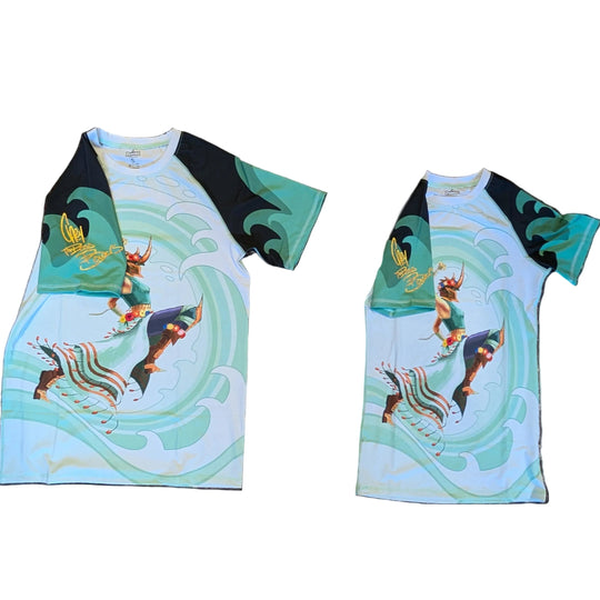 Chey Bowers Signature Rash Guard. Front