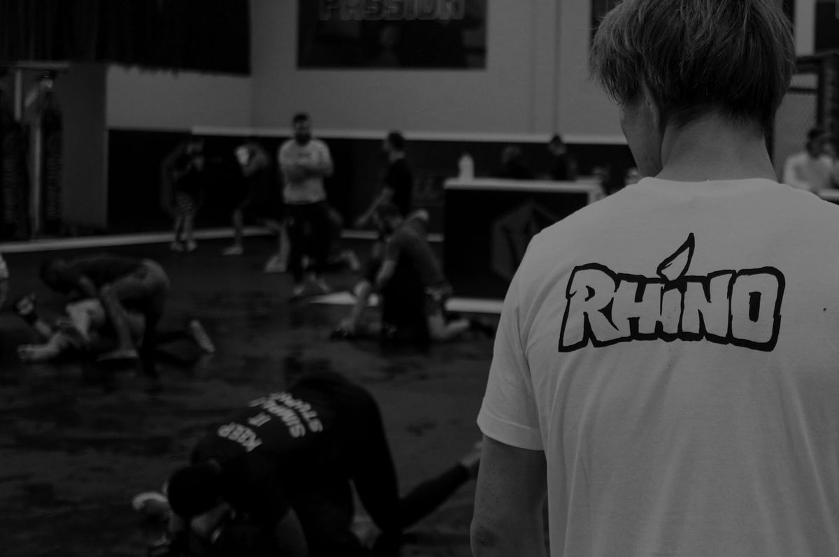 Rhino logo t-shirt.