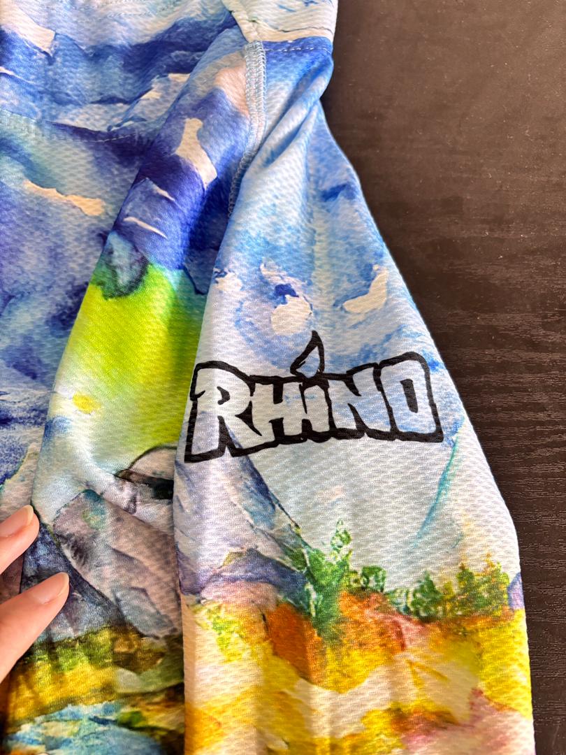 Sun Hoodie – Poly SPF 50 with Artwork by Debbra Brown