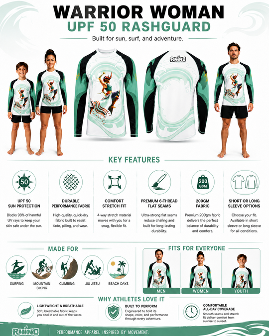 Warrior - UPF 50 Rash Guard