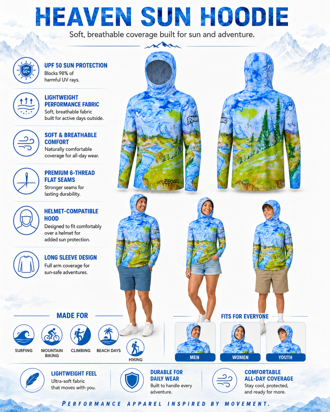 Heaven Sun Hoodie – SPF 50