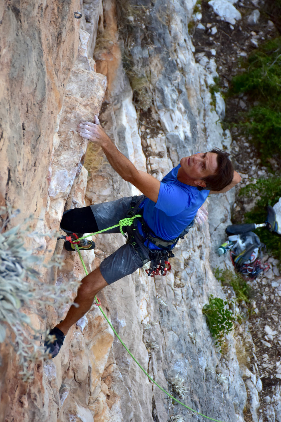 Craig DeMartino climbing