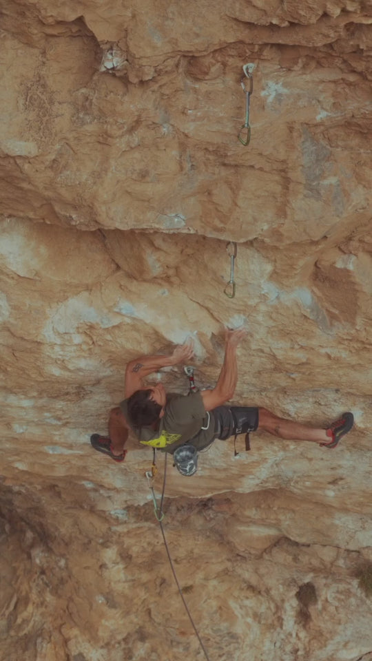 Steep climbing